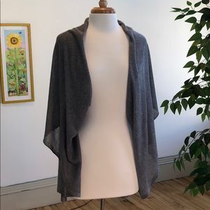 Eileen Fisher Open Front Shawl Cardigan